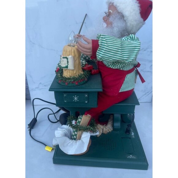 VTG Santa Workshop Holiday Creations Christmas Musical Lighted Santa Claus 16" - Picture 3 of 16